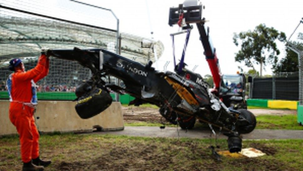 Катастрофата на Алонсо в Австралия през 2016