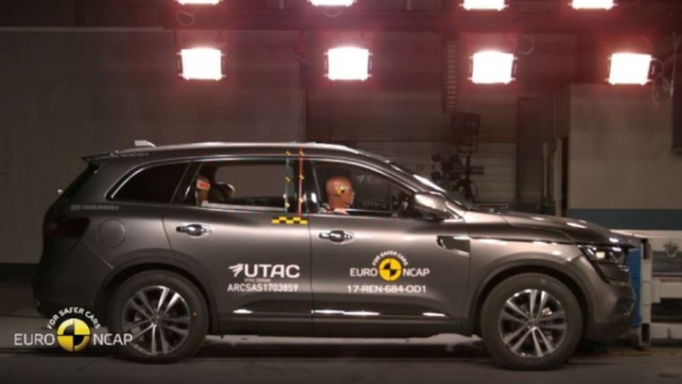 Пет звезди по безопасност от Euro NCAP за новия Renault KOLEOS