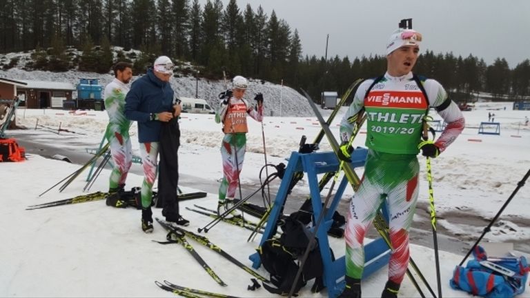 Отборите на България и Русия по биатлон със съвместен лагер на Белмекен