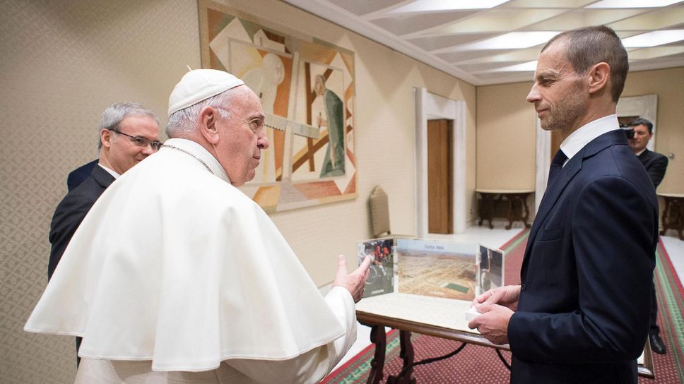 Папа Франциск се срещна с Чеферин преди старта на Евро 2020