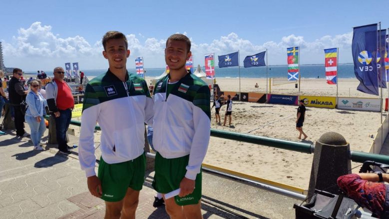 Стефан Въртигов и Даниел Ал Атраш на 1/16-финал на Европейското по плажен волейбол