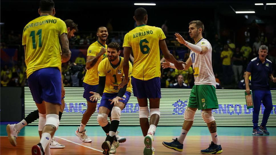 Бразилия даде само гейм на Словения в Лигата на нациите 🏐