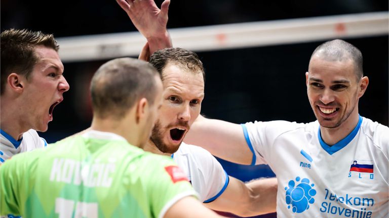 Волейболистите на Словения забравиха бързо за загубата от България с