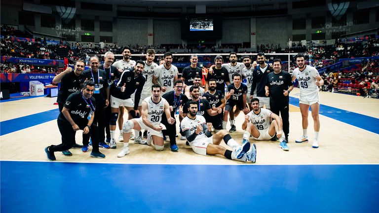 Националният волейболен отбор на Иран записа първа победа в тазгодишната