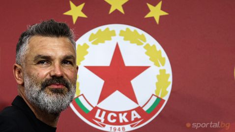 Новият треньор на "червените": Уча български, целта ми е да съм до живот в ЦСКА