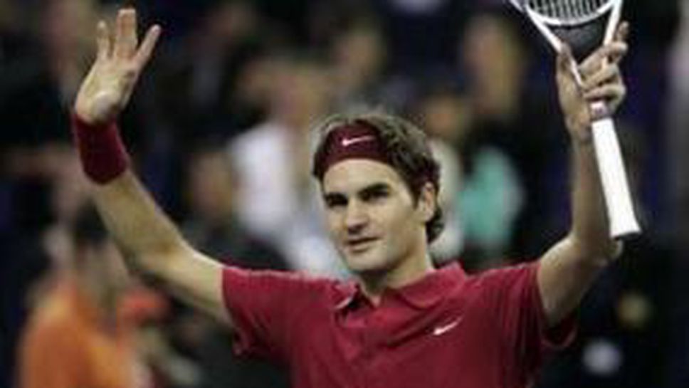 Блестящ Федерер отнесе Надал на полуфиналите на "Мастърс Къп"