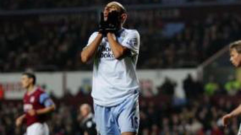 Мартин Петров с асистенция при 1:1 срещу Астън Вила