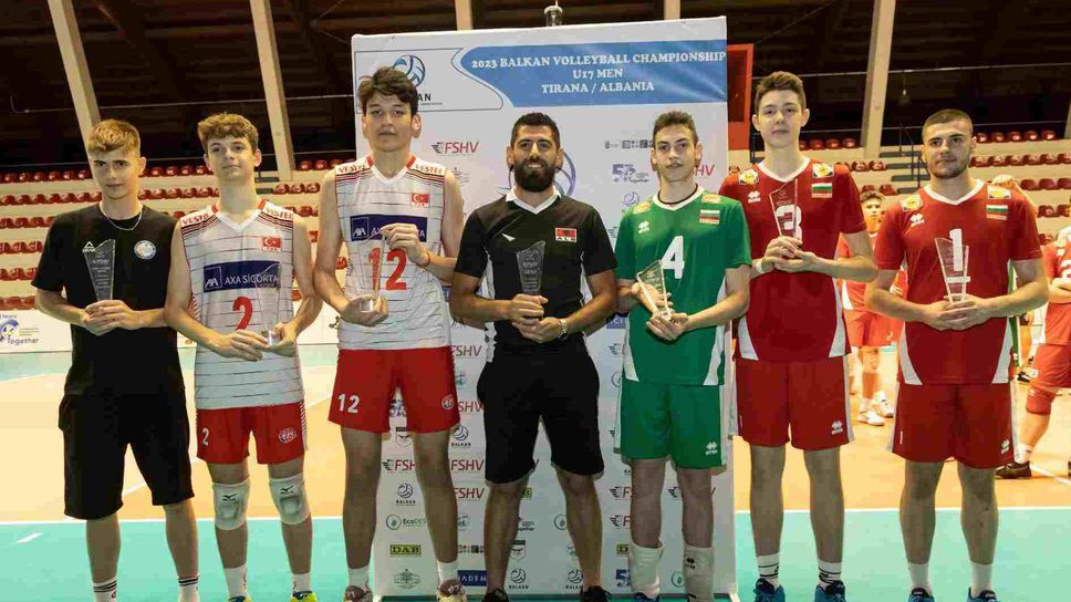 Трима български национали в Идеалния отбор на Балканиадата U17