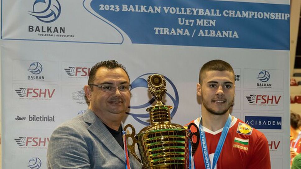 Капитанът на България U17 Петьо Иванов: Ще се борим за медал на Европейското първенство в Подгорица