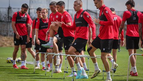  Давид Сегер направи първа подготовка с ЦСКА, Зюмюр Бютучи с травма 