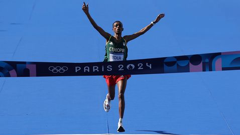 Етиопец спечели маратона с нов олимпийски рекорд