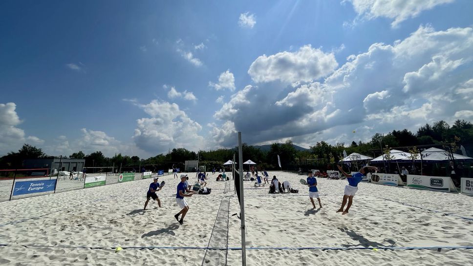Шампионите при мъжете са детронирани, Италия отново ще има златни медали при жените на Евро '21 по плажен тенис