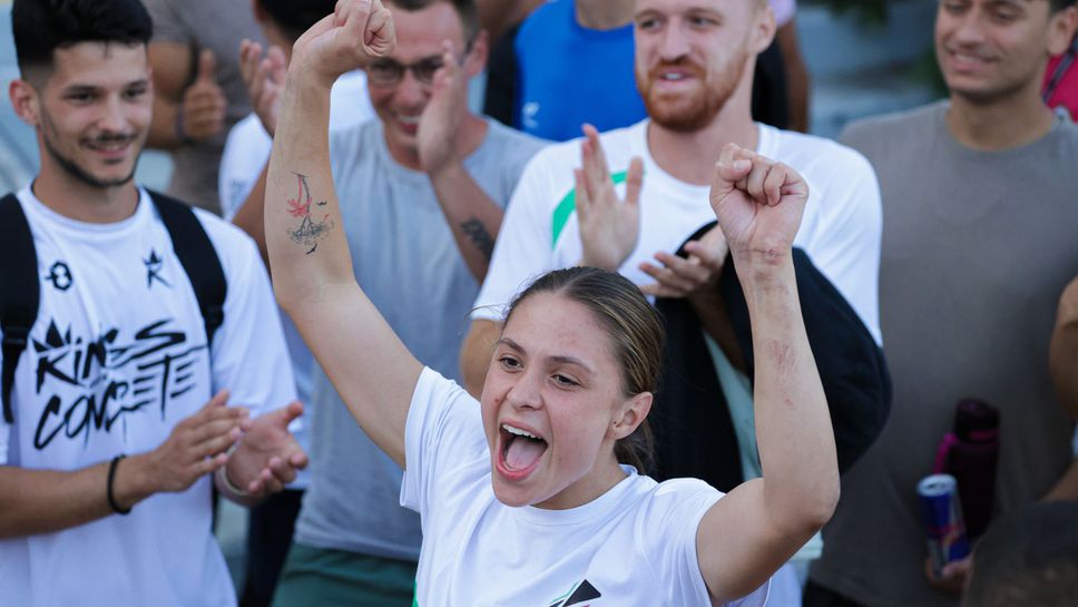 Ксения Момчилова е взимала уроци по лека атлетика преди Световната купа по паркур в София