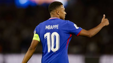 Мбапе изпревари Анри и се доближи до рекордьора по голове за Франция