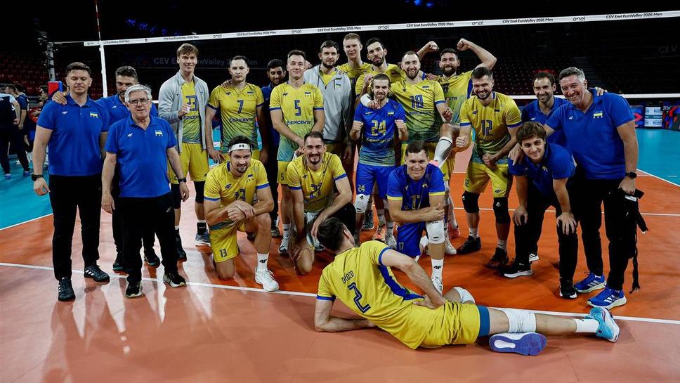 Украйна с трудно начало на ЕвроВолей 2026 в София