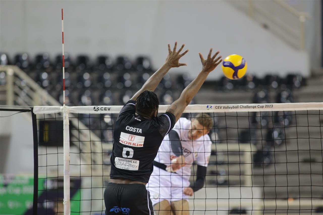 Монтана не можа да се противопостави на ПАОК в "Чалъндж къп" в Солун 🏐