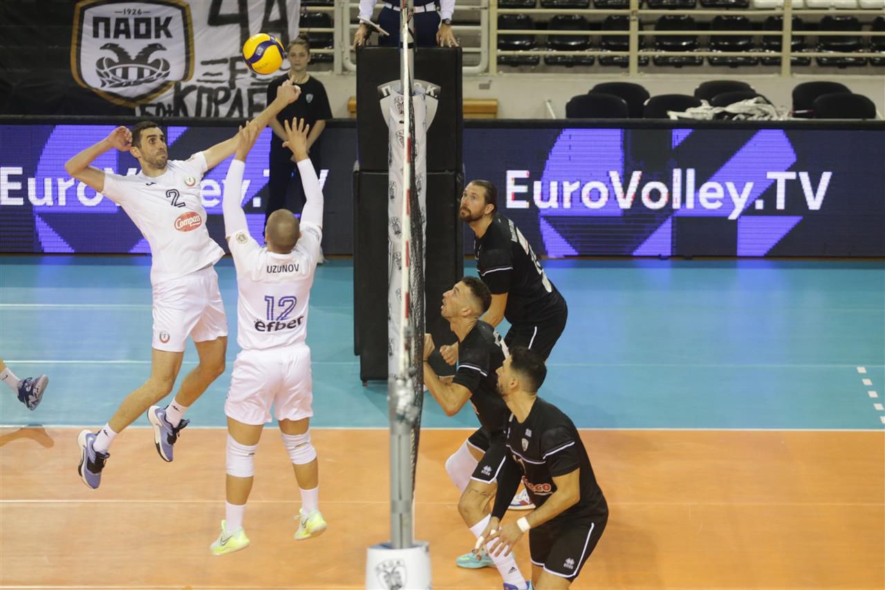 Монтана не можа да се противопостави на ПАОК в "Чалъндж къп" в Солун 🏐