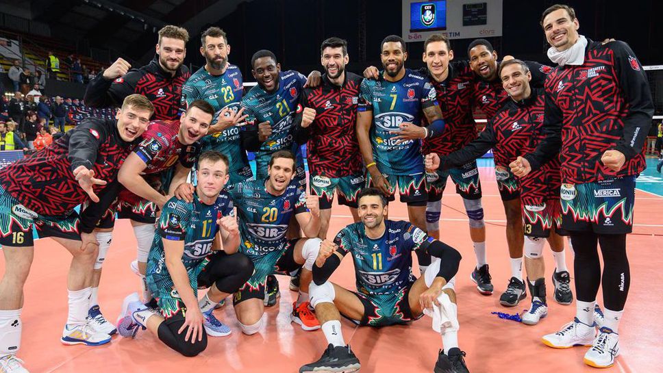 Перуджа стартира с успех над Любляна в Шампионската лига