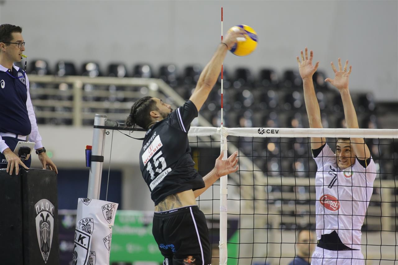 Монтана не можа да се противопостави на ПАОК в "Чалъндж къп" в Солун 🏐