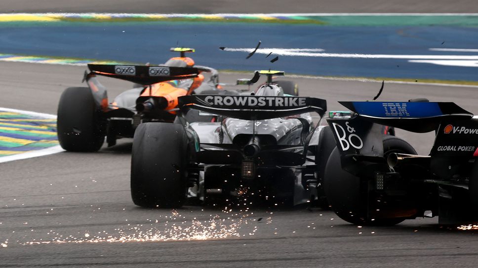 Колко сериозни бяха щетите по колата на Антонели след удара с Леклер?