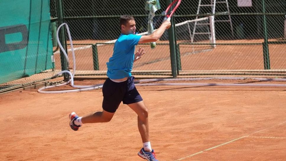 Българският тенис талант Динко Динев преодоля втория кръг на сингъл