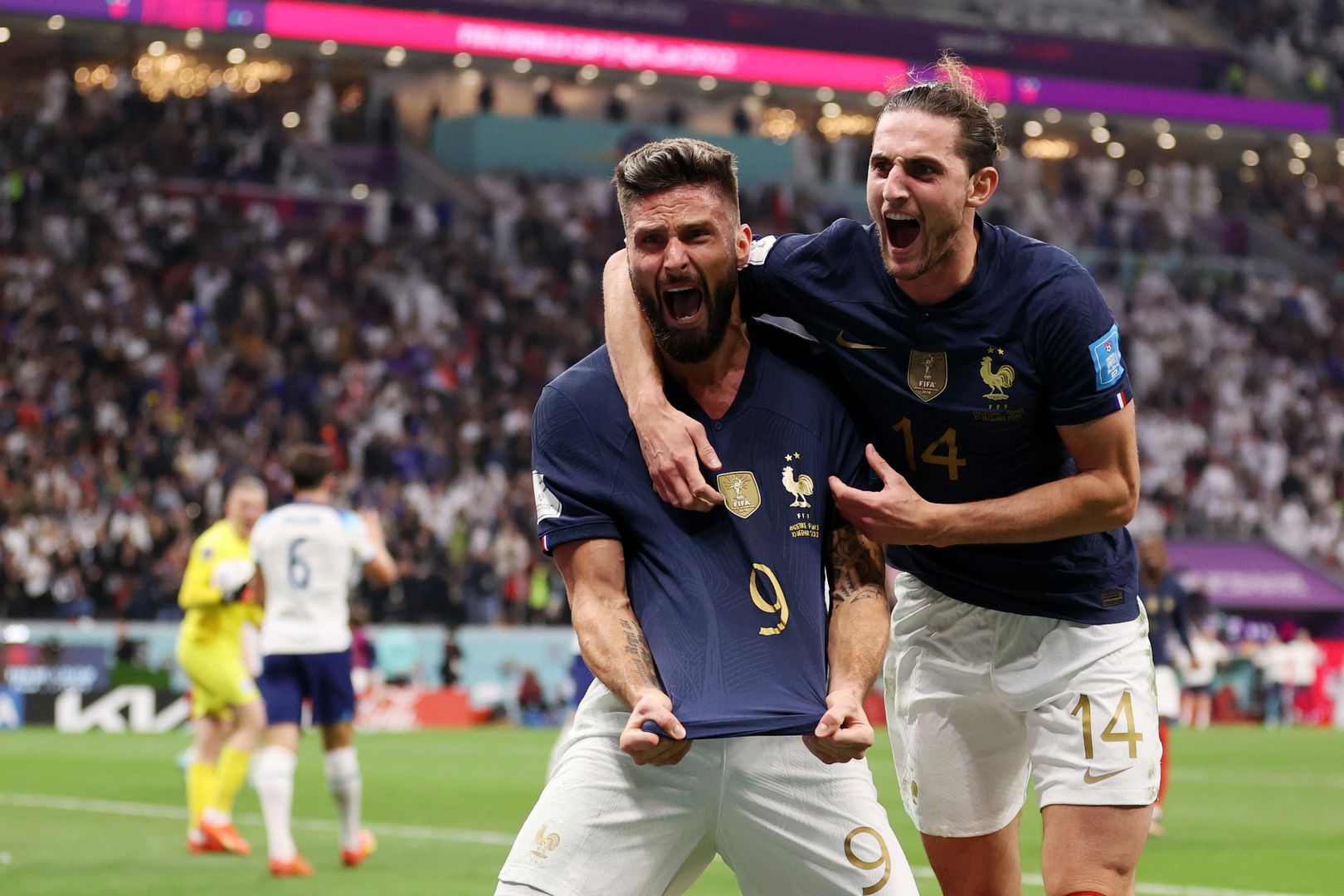  Англия 1:2 Франция, 1/4-финал на Мондиал 2022 
