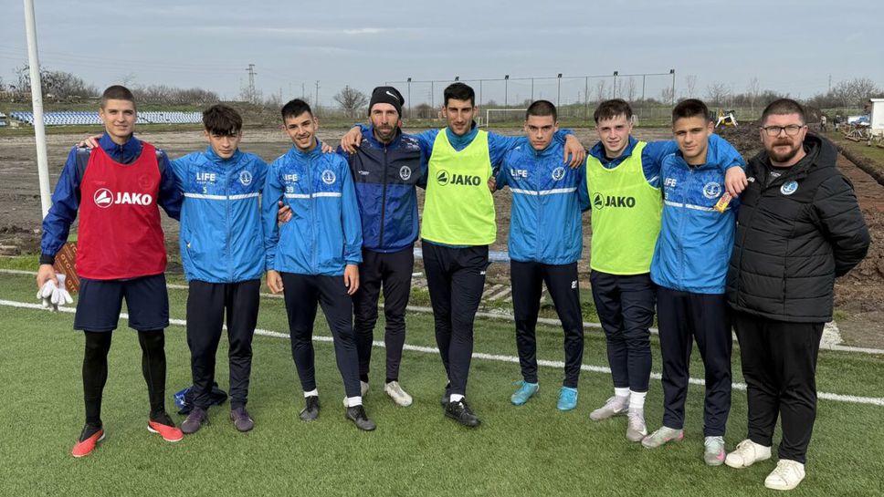 Отборът на Черноморец Бургас проведе последна тренировка за есента Футболистите