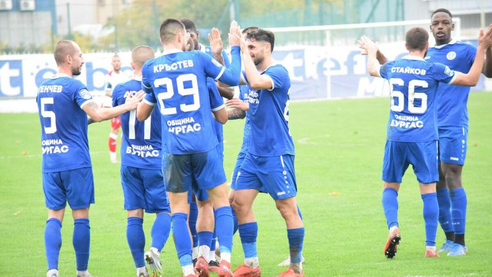 Черноморец победи убедително Созопол с 5 0 в контролна среща