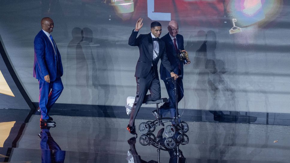 Десният защитник на Пари Сен ЖерменАшраф Хакими е от края