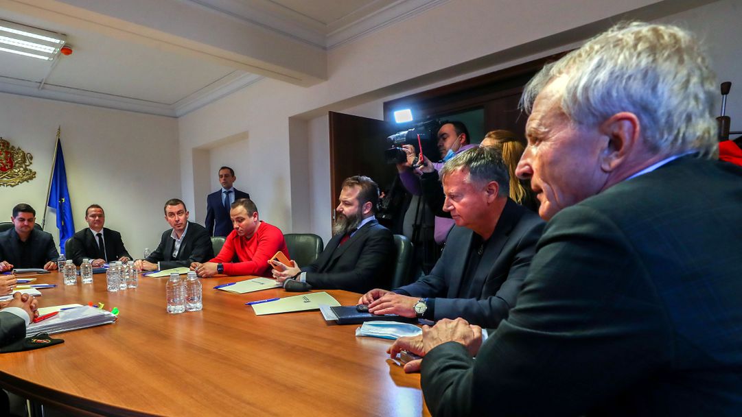  Срещата сред спортния министър, управлението на ЦСКА - София и основния проектант на Столична община 