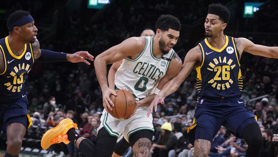 Браун и Тейтъм изведоха Бостън до успех над Индиана