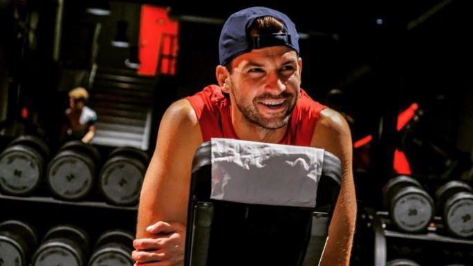 Обиколка на “Мелбърн Парк” и фитнеса на играчите с Григор Димитров