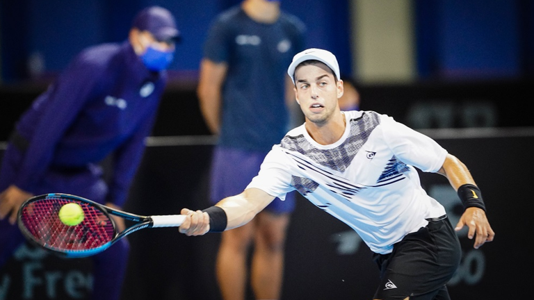 Българинът Адриан Андреев отпадна на четвъртфиналите на турнира по тенис