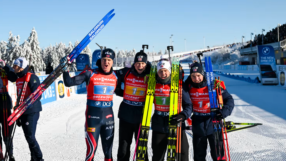 Норвегия спечели мъжката щафета на 4 по 7 5 километра