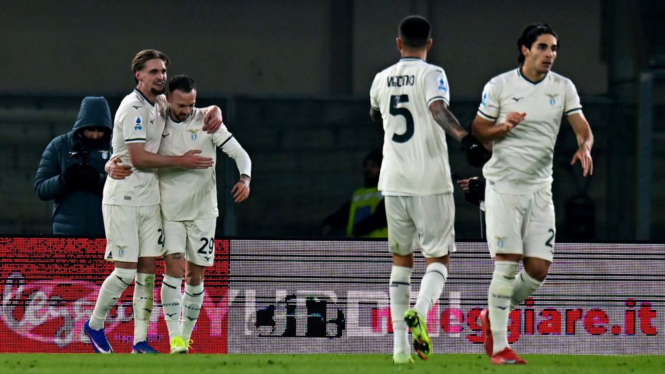Лацио преодоля съпротивата на Верона чрез късен автогол