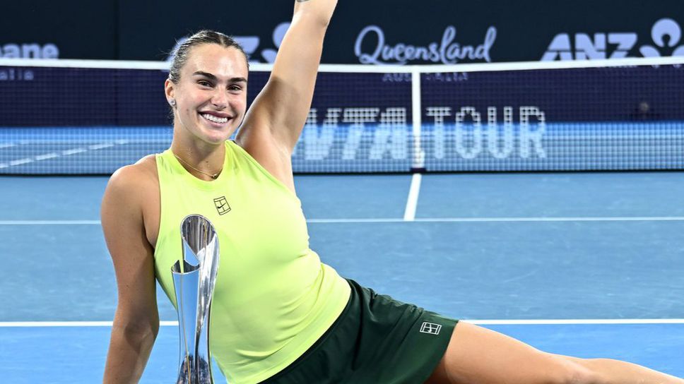 Водачката в световната ранглиста при жените Арина Сабаленка Беларус защити