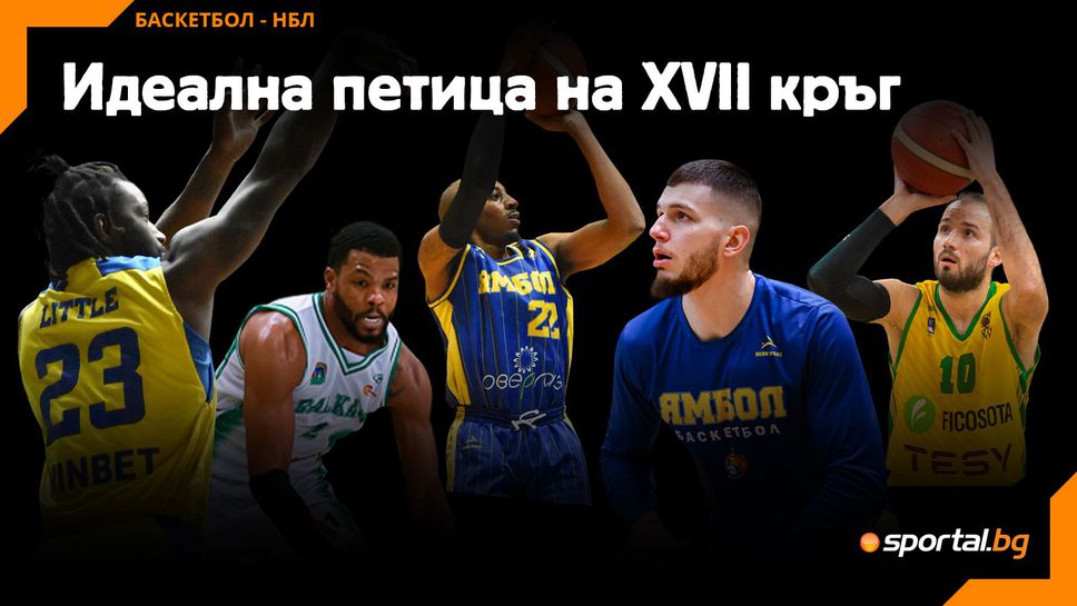 Идеална петица на XVII кръг в НБЛ