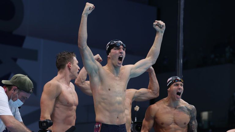 Двойният олимпийски шампион с щафетата на САЩ Зак Епъл обяви