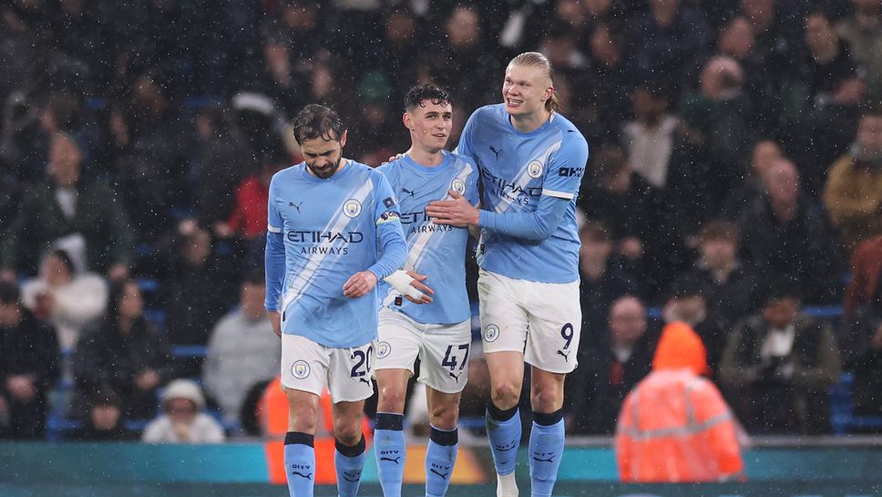 Манчестър Сити 3:0 Фулъм, снаряд на Холанд реши почти всичко