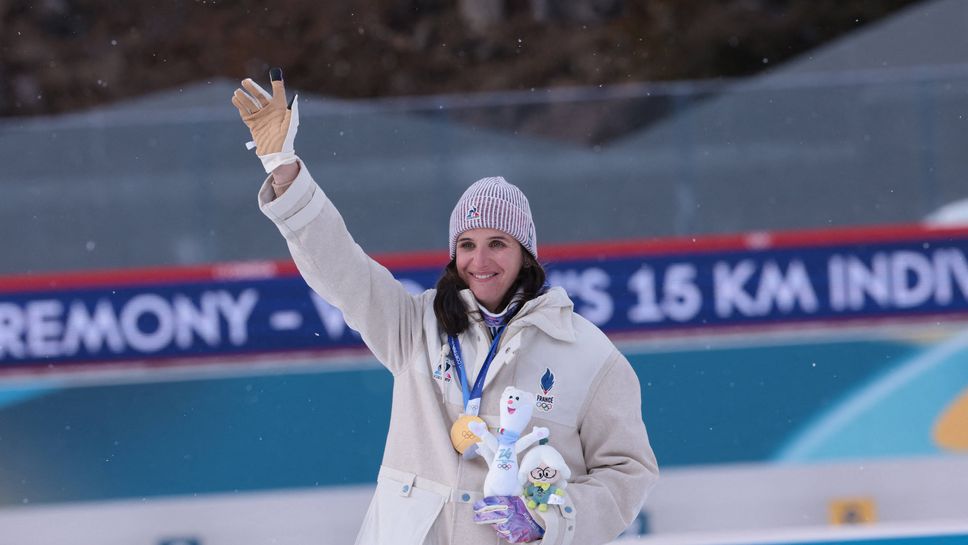 Френската биатлонистка Жулия Симон сподели емоциите си след победата си