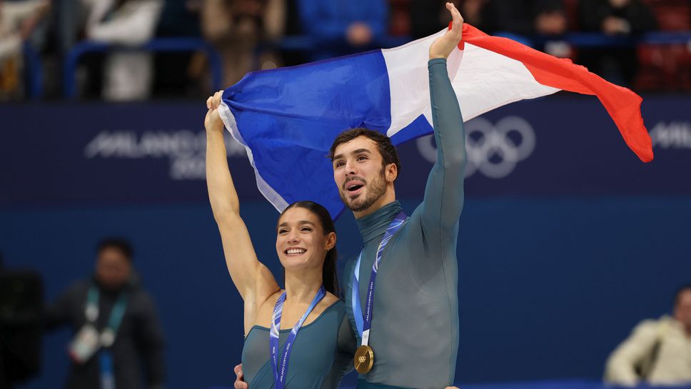 Европейските шампиони Лоранс Фурние Бодри и Гийом Сизерон от Франция