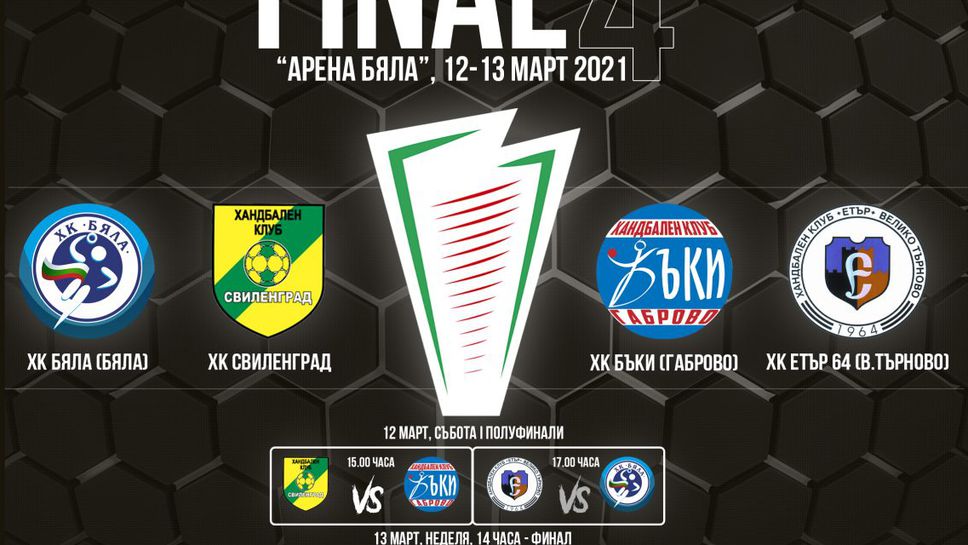"Арена Бяла" приема финалите в турнира за хандбалната Купа на България при жените този уикенд