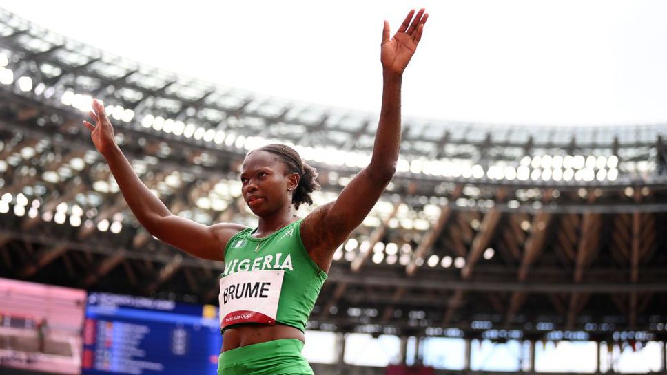 Олимпийската медалистка в скока на дължина Есе Бруме ще е звездата на Нигерия на СП в Белград
