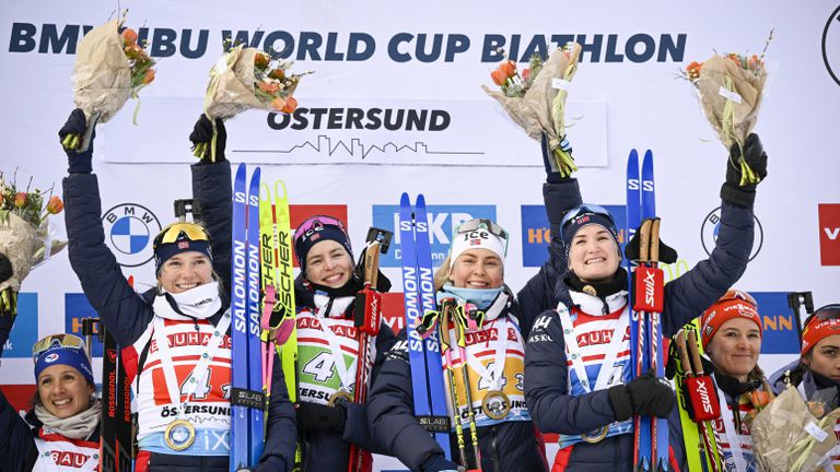 Норвегия спечели последната за сезона щафета на 4 по 6