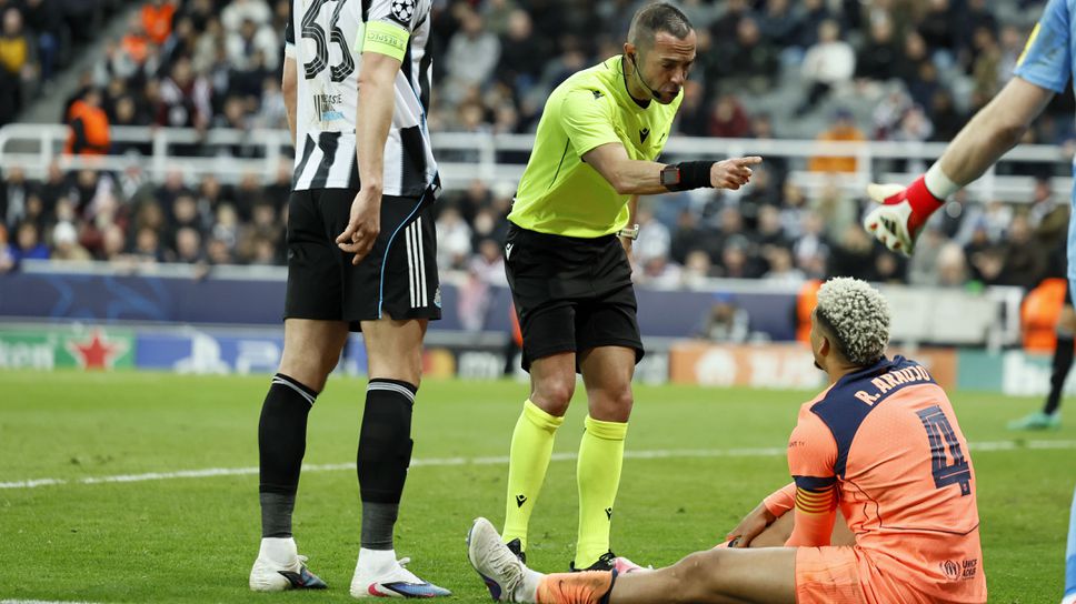 Араухо остана доволен от равенството срещу Нюкасъл