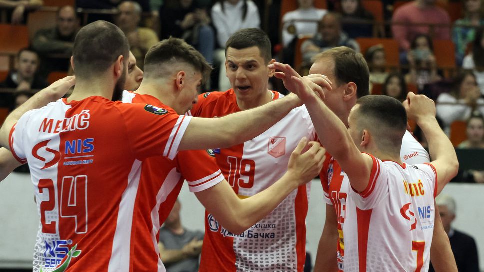 Радослав Парапунов с 20 точки, Войводина е на победа от титлата в Сърбия 🏐