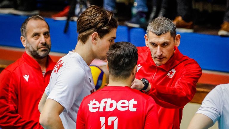 Волейболистите на ЦСКА поведоха в полуфиналната серия в efbet Супер Волей, след