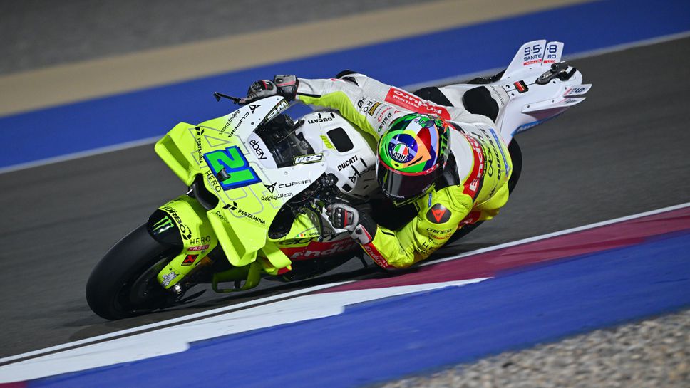 Морбидели изненада пилотите на Дукати във вечерната тренировка в Катар