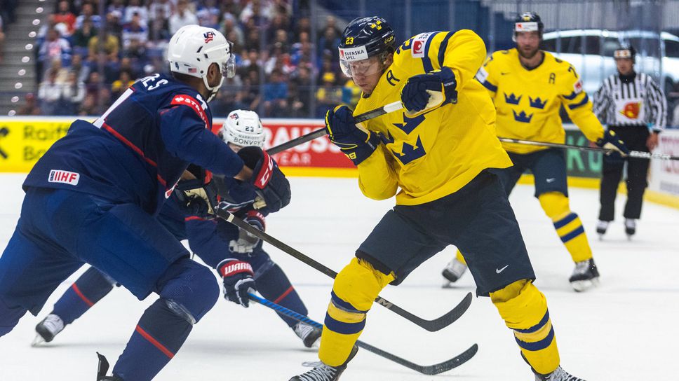 Швеция срази САЩ на старта на Световното по хокей