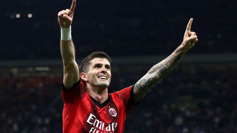 Кристиан Пулишич  отбеляза втори гол за Милан срещу Каляри
